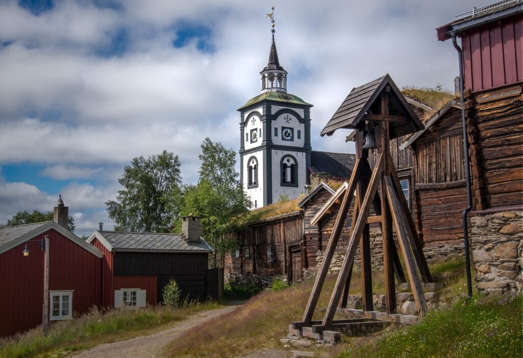 city, røros, church, spir, old, built, norway, røros, røros, røros, røros, røros, norway